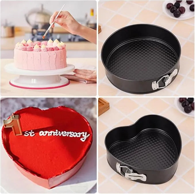 3-Piece Springform Cake Pan Set โ