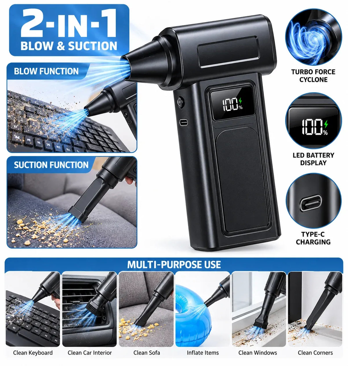 All-in-One Cordless Vacuum
